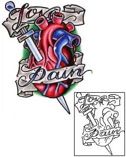 Broken Heart Tattoo For Women tattoo | TOF-00129