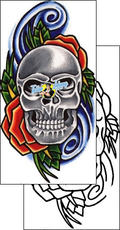 Skull Tattoo horror-skull-tattoos-toast-tof-00138