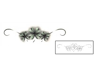 Clover Tattoo Specific Body Parts tattoo | TPF-00013