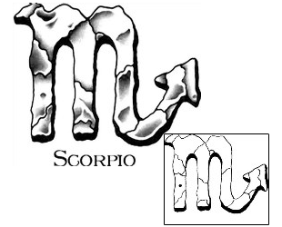 Scorpio Tattoo Zodiac tattoo | TPF-00043