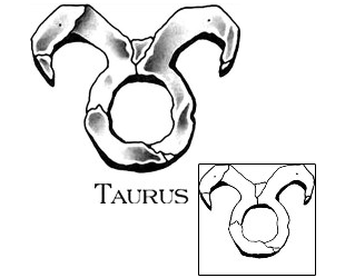 Picture of Taurus tattoo | TPF-00045
