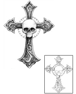 Cross Tattoo Religious & Spiritual tattoo | TQF-00015