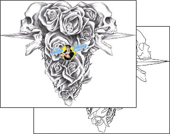 Skull Tattoo horror-skull-tattoos-terry-grant-tqf-00029
