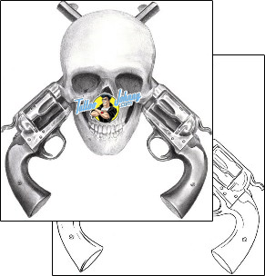 Skull Tattoo horror-skull-tattoos-terry-grant-tqf-00030