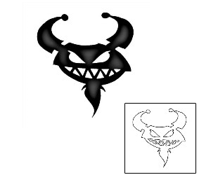 Devil - Demon Tattoo Horror tattoo | TRF-00018