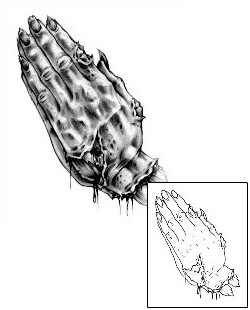 Praying Hands Tattoo Religious & Spiritual tattoo | TRF-00019