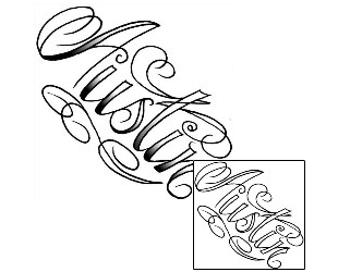 Lettering Tattoo Austin Script Lettering Tattoo