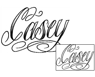 Lettering Tattoo Casey Lettering Tattoo