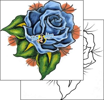 Flower Tattoo plant-life-flowers-tattoos-james-tuck-tuf-00006