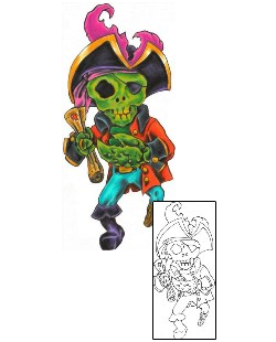 Pirate Tattoo Miscellaneous tattoo | TUF-00015