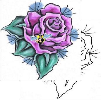 Flower Tattoo plant-life-flowers-tattoos-james-tuck-tuf-00039