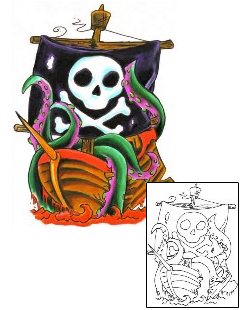 Pirate Tattoo Miscellaneous tattoo | TUF-00044