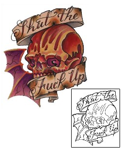 Picture of Shut The Fuck Up Tattoo