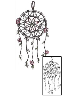 Dreamcatcher Tattoo Ethnic tattoo | VEF-00019