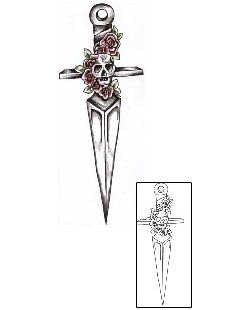 Dagger Tattoo Horror tattoo | VEF-00033