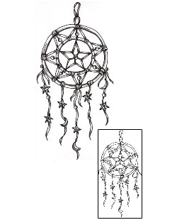 Dreamcatcher Tattoo Ethnic tattoo | VEF-00035