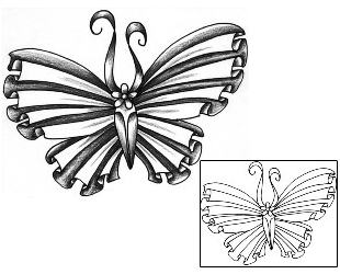Butterfly Tattoo Insects tattoo | VEF-00040