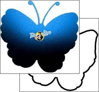 Butterfly Tattoo vvf-00003