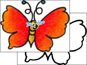 Butterfly Tattoo vvf-00005