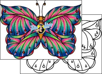 Butterfly Tattoo vvf-00006