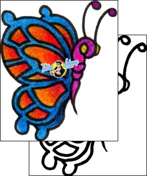 Butterfly Tattoo vvf-00008