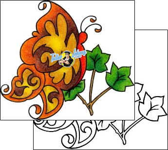 Butterfly Tattoo vvf-00010