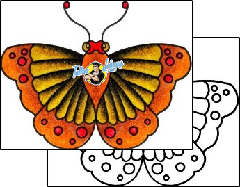 Butterfly Tattoo vvf-00011