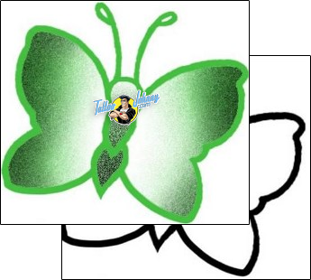 Butterfly Tattoo vvf-00014