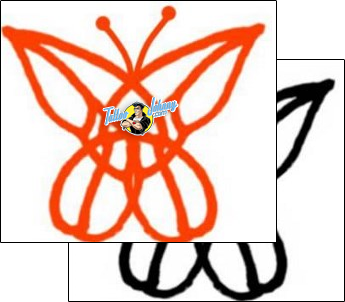 Butterfly Tattoo vvf-00015