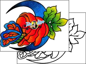 Moon Tattoo vvf-00016