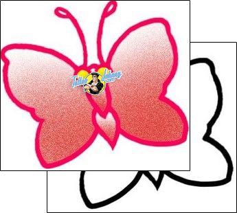 Butterfly Tattoo vvf-00018