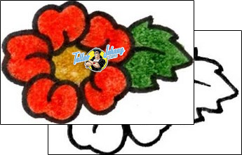Flower Tattoo plant-life-flowers-tattoos-vivi-vvf-00023