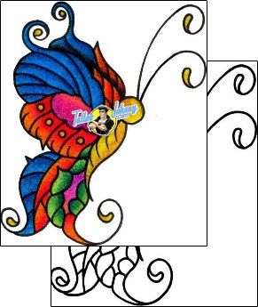 Butterfly Tattoo vvf-00028