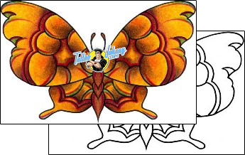 Butterfly Tattoo vvf-00034
