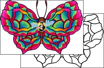 Butterfly Tattoo vvf-00041