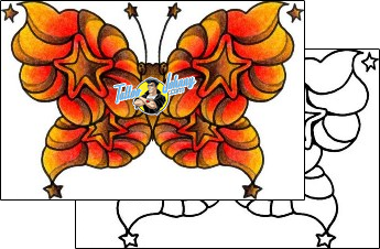 Butterfly Tattoo vvf-00045