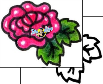 Flower Tattoo plant-life-flowers-tattoos-vivi-vvf-00070