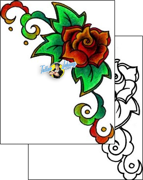 Flower Tattoo plant-life-flowers-tattoos-vivi-vvf-00082