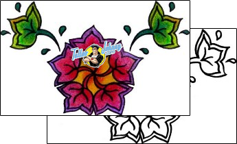 Flower Tattoo for-women-lower-back-tattoos-vivi-vvf-00086