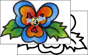 Flower Tattoo plant-life-flowers-tattoos-vivi-vvf-00095