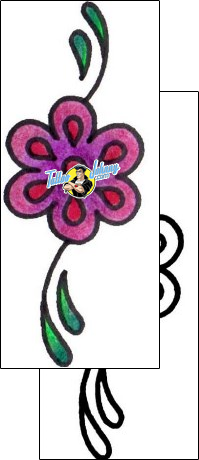 Flower Tattoo plant-life-flowers-tattoos-vivi-vvf-00101