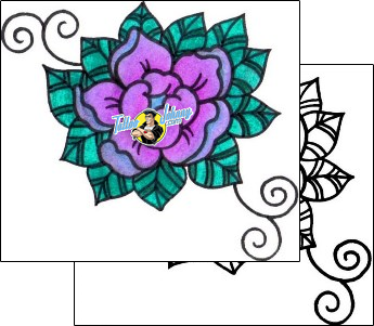 Flower Tattoo plant-life-flowers-tattoos-vivi-vvf-00112