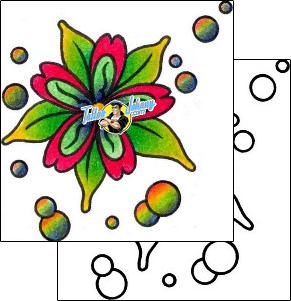 Flower Tattoo plant-life-flowers-tattoos-vivi-vvf-00115