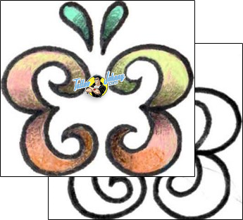 Flower Tattoo plant-life-flowers-tattoos-vivi-vvf-00135