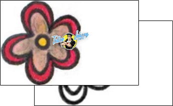 Flower Tattoo plant-life-flowers-tattoos-vivi-vvf-00137