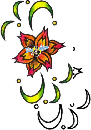 Flower Tattoo plant-life-flowers-tattoos-vivi-vvf-00146