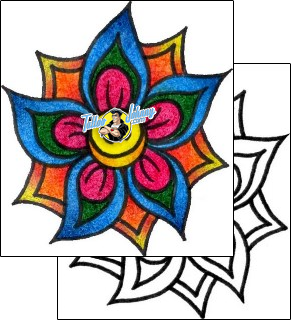 Flower Tattoo plant-life-flowers-tattoos-vivi-vvf-00151