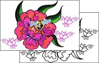 Flower Tattoo plant-life-flowers-tattoos-vivi-vvf-00157