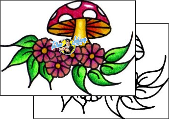 Flower Tattoo plant-life-flowers-tattoos-vivi-vvf-00161