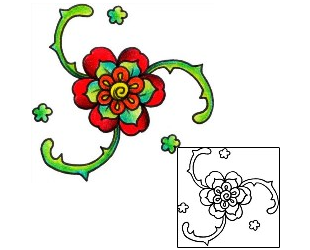 Picture of Plant Life tattoo | VVF-00176